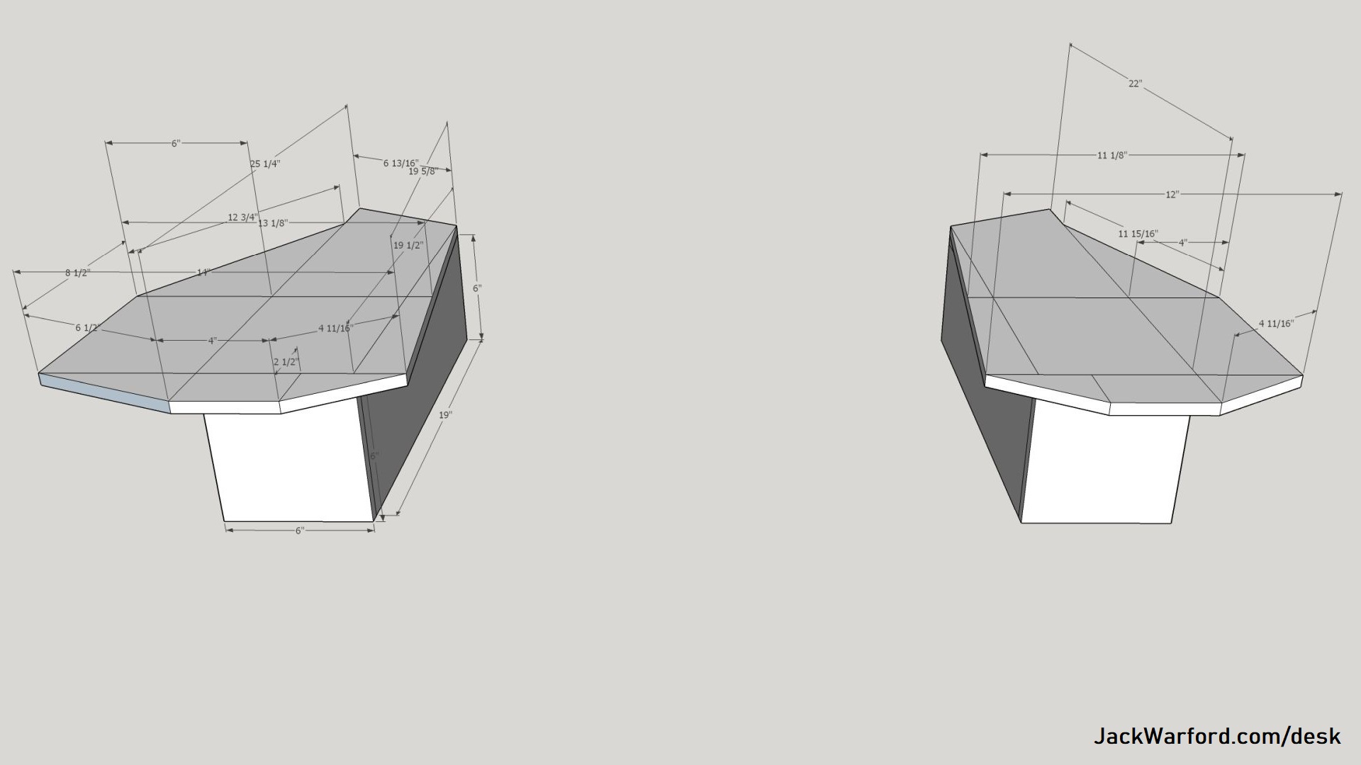 Jack Warford - Desk V1 Arm Rests